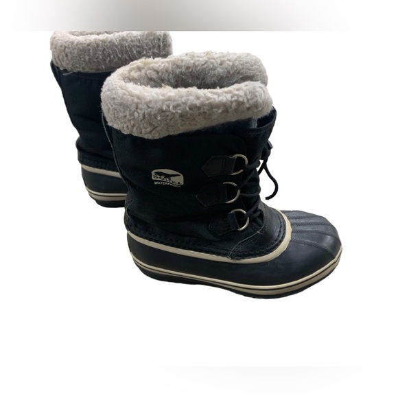 Sorel Style 1964 Pac Nylon Waterproof Boot Womens Sz5 Black - Picture 1 of 8